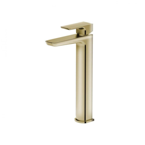 SWANSEA TALL BASIN MIXER BRASS