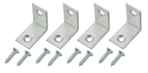 CORRY PHX 1" CORNER BRACES 4PK