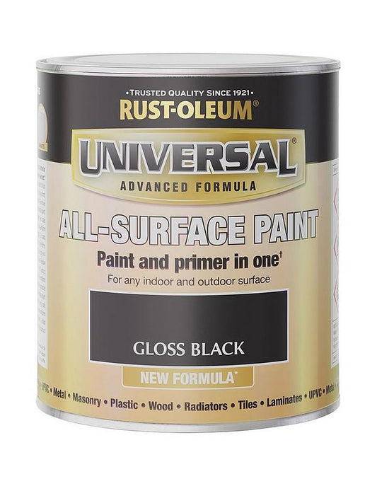 DYCON UNIVERSAL PAINT 250ML GLOSS BLACK