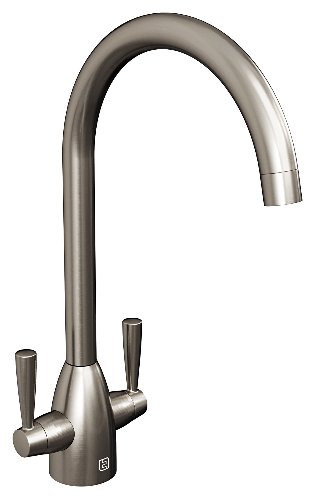 FORTUNE TWIN LEVER KITCHEN MIXER Nickel